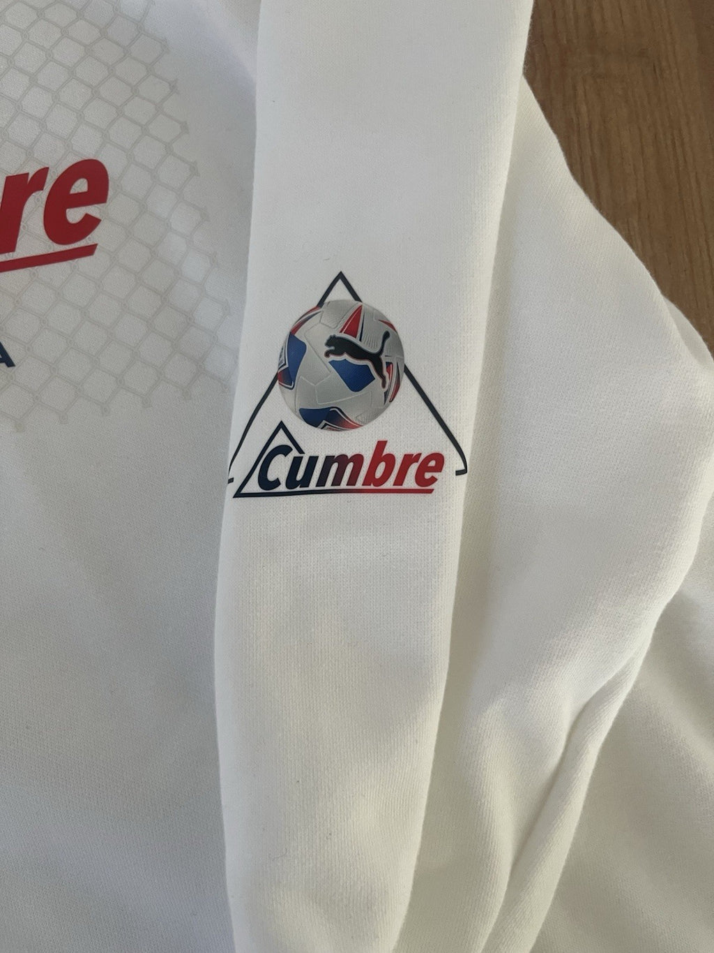 Puma 2024 Copa America White Hoodie 763957 01 Men’s Size Large