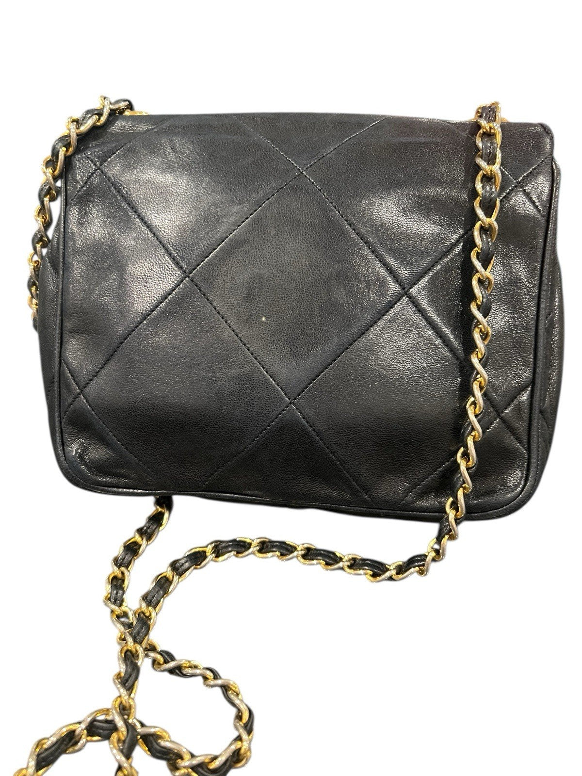 1986 vintage Chanel Classic Flap bag, lamb skin leather series 0