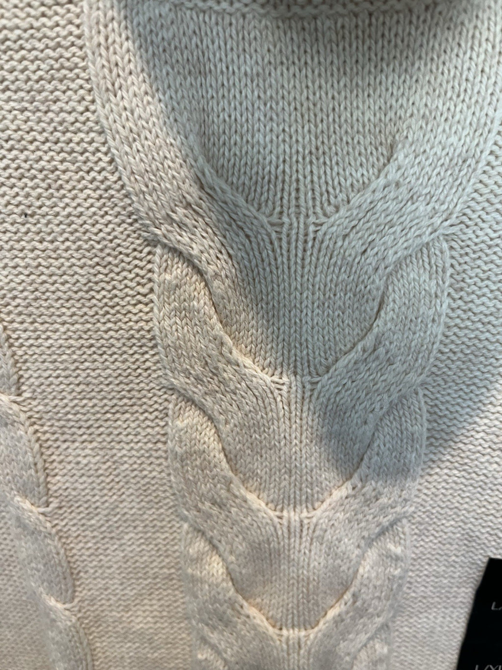 Women's L/Xl Banna Republic Sweater Pullover Creme Beige Tan