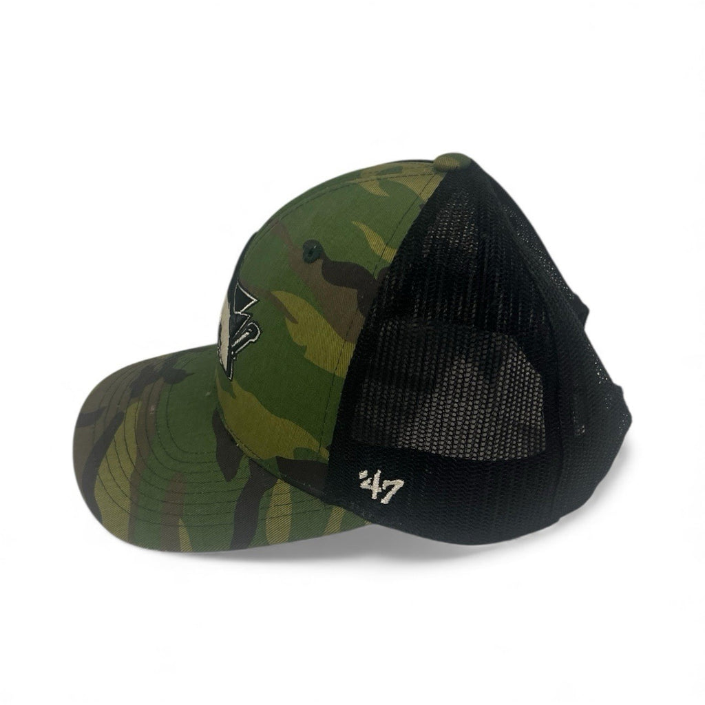 47 Brand San Jose Sharks Camo Snapback Hat One Size Adjustable