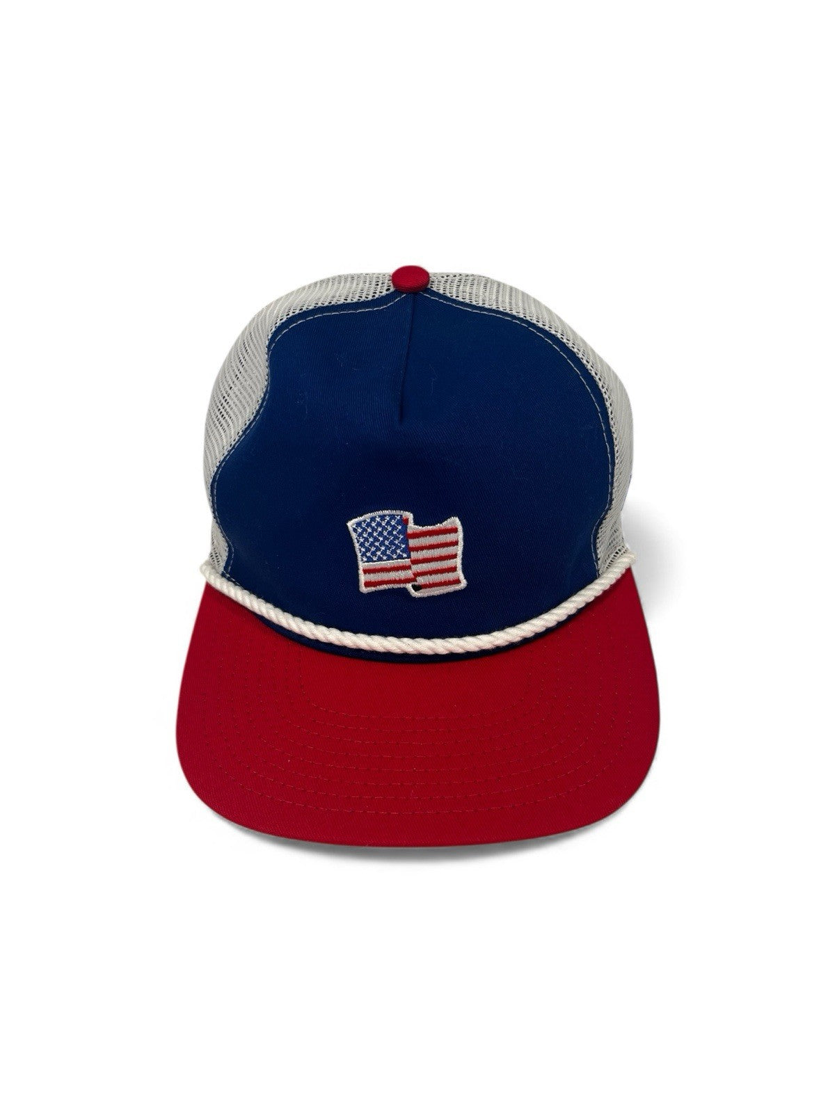 New Era SnapBack Golf Rope USA Flag Hat Adjustable Red White Blue