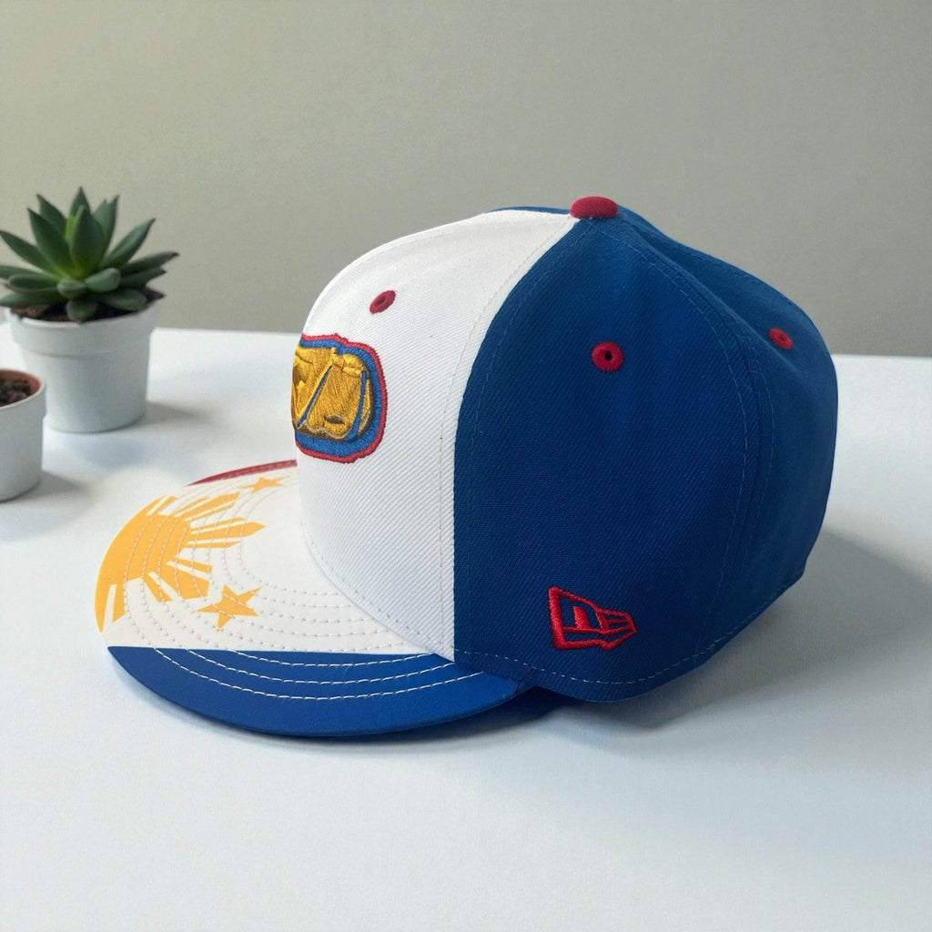 Norfolk Tides MILB NE Lumpia Theme Night FITTED Hat~Red/White/Blue