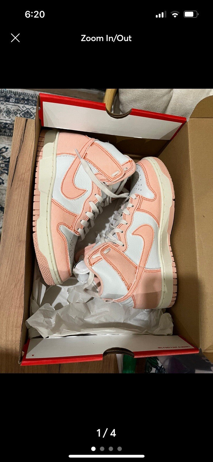 Size 8 - Nike Dunk 1985 High Arctic Orange W