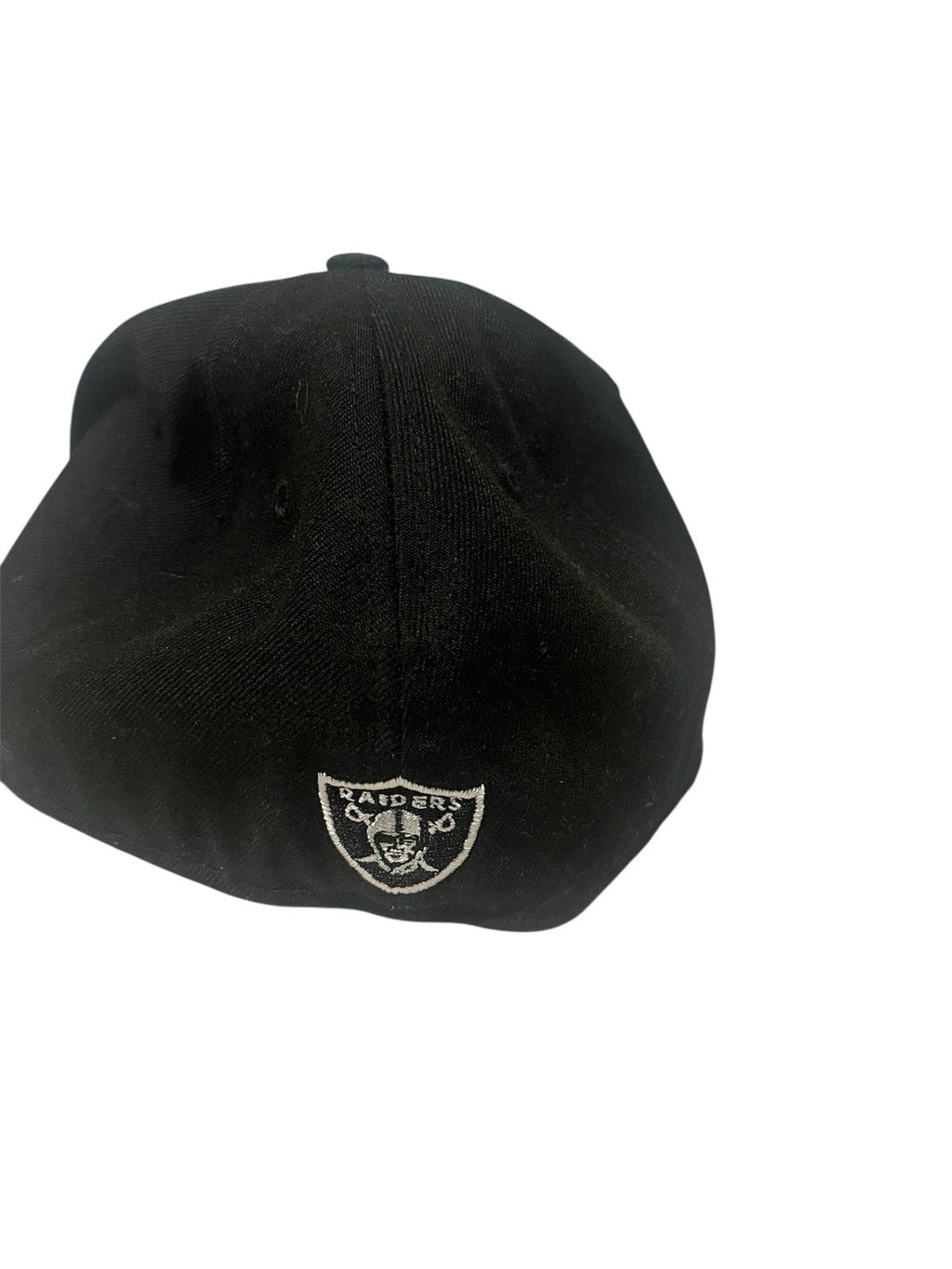 New Era 59Fifty Las Vegas Raiders Black Fitted Hat Size 7 3/8