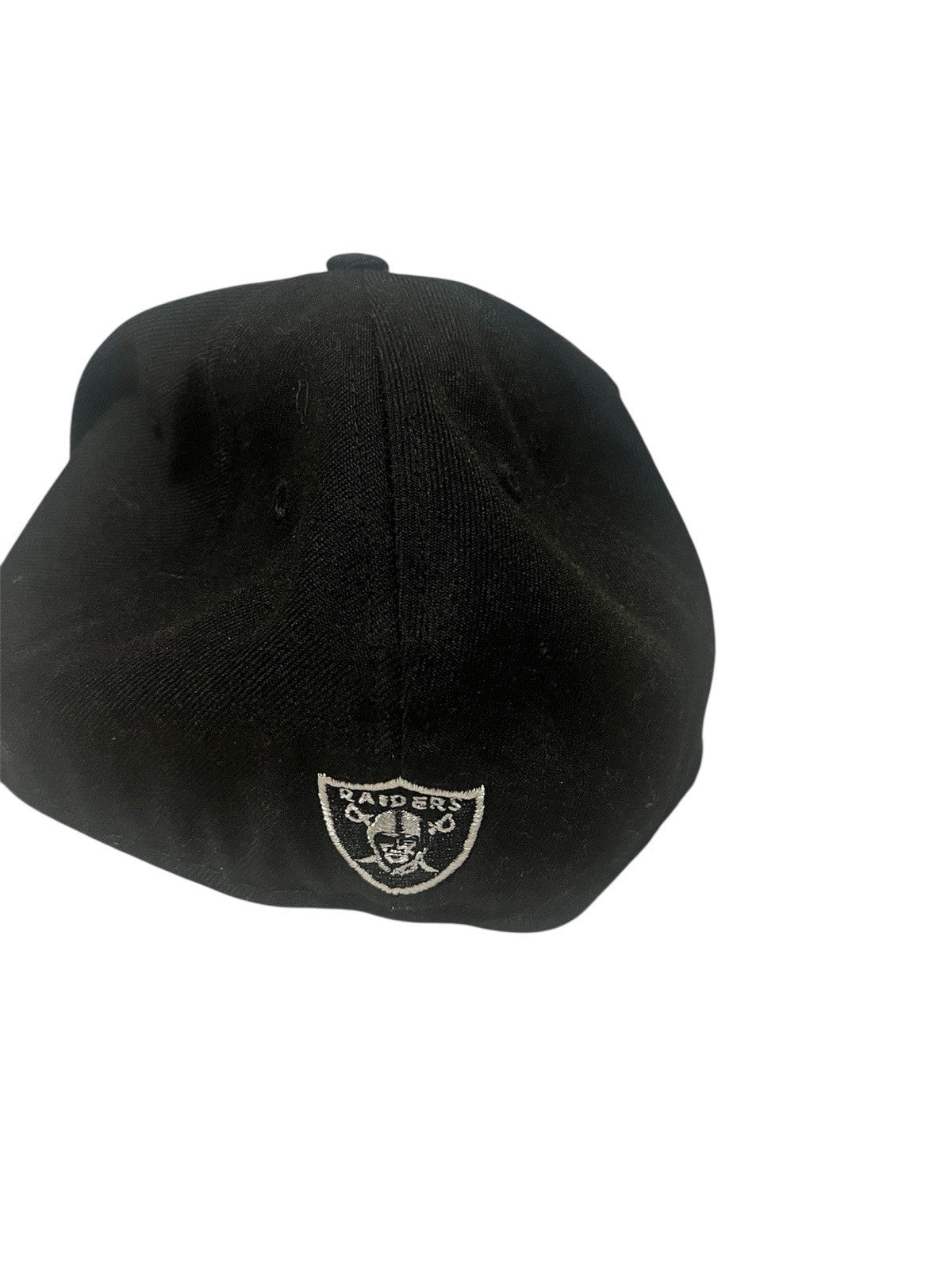 New Era 59Fifty Las Vegas Raiders Black Fitted Hat Size 7 3/8