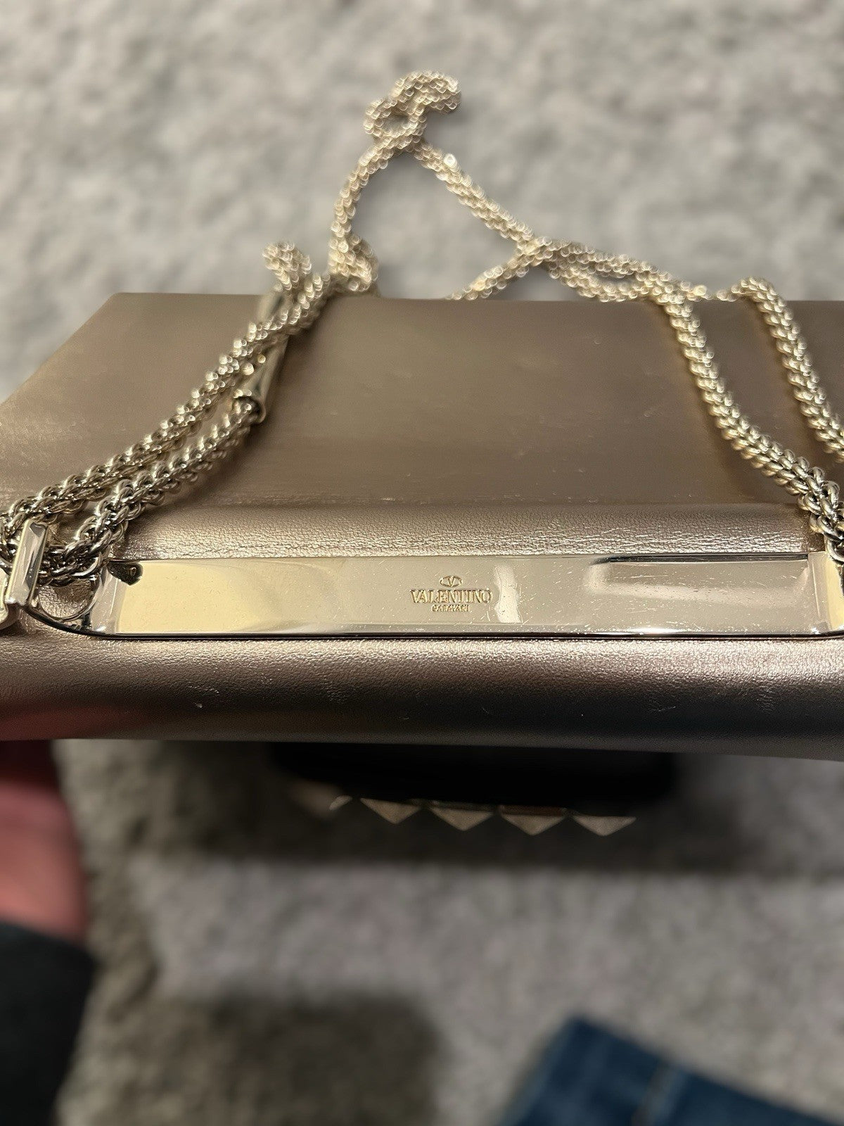 Valentino rockstud top handle bag, good condition, dust bag included