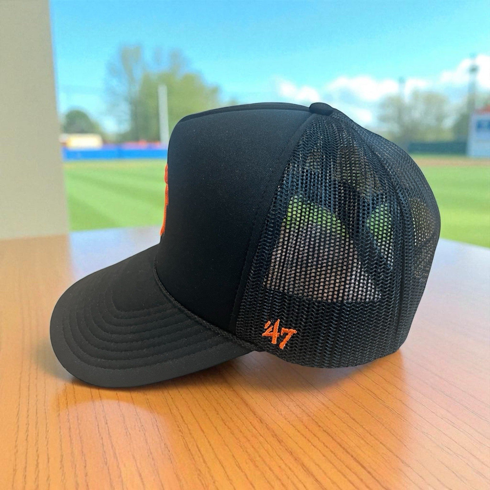 '47 Brand San Francisco Giants MLB Adjustable Strapback Tucker Hat Orange/Black