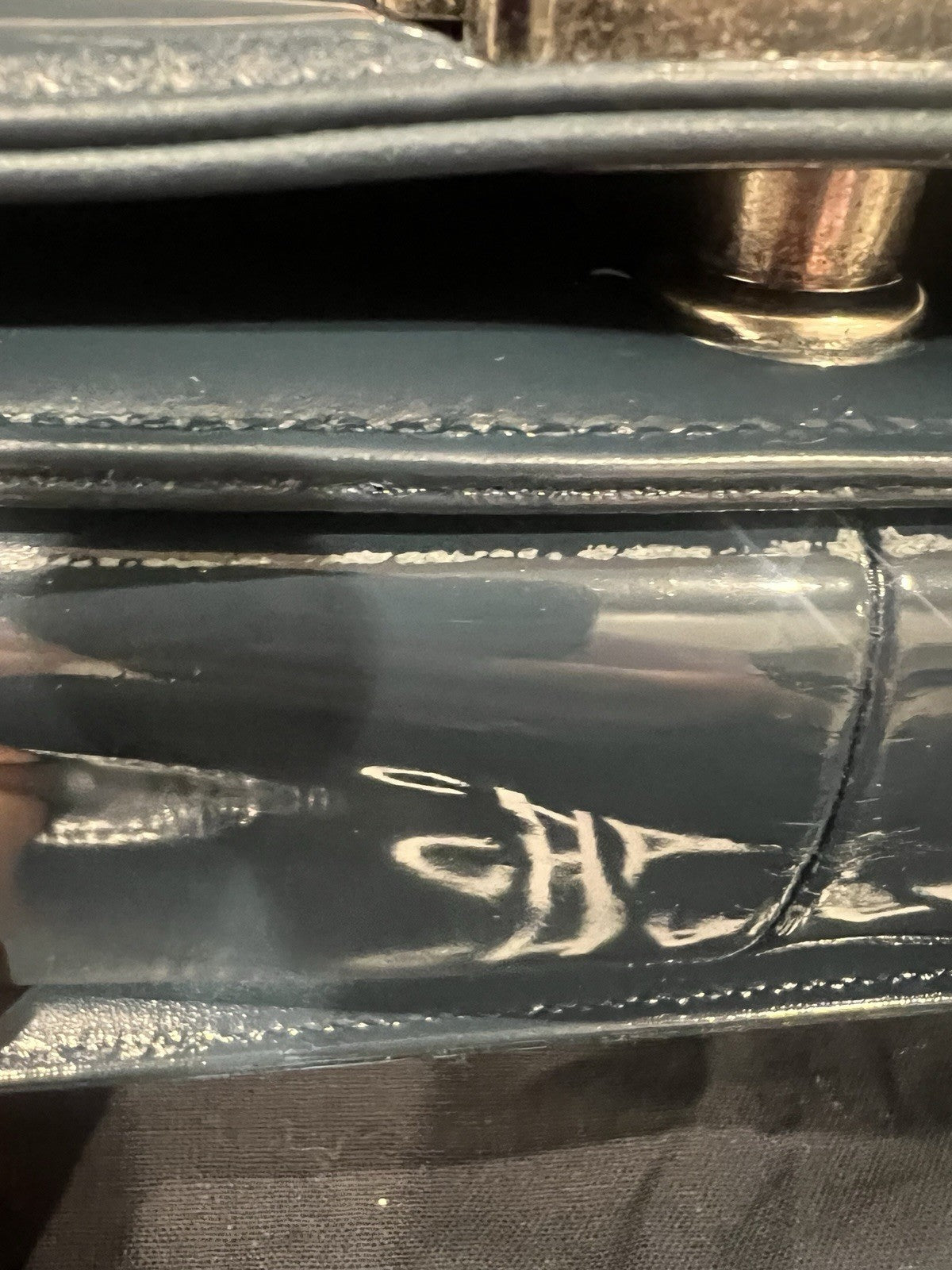 Chanel medium boy bag, calfskin, blue.