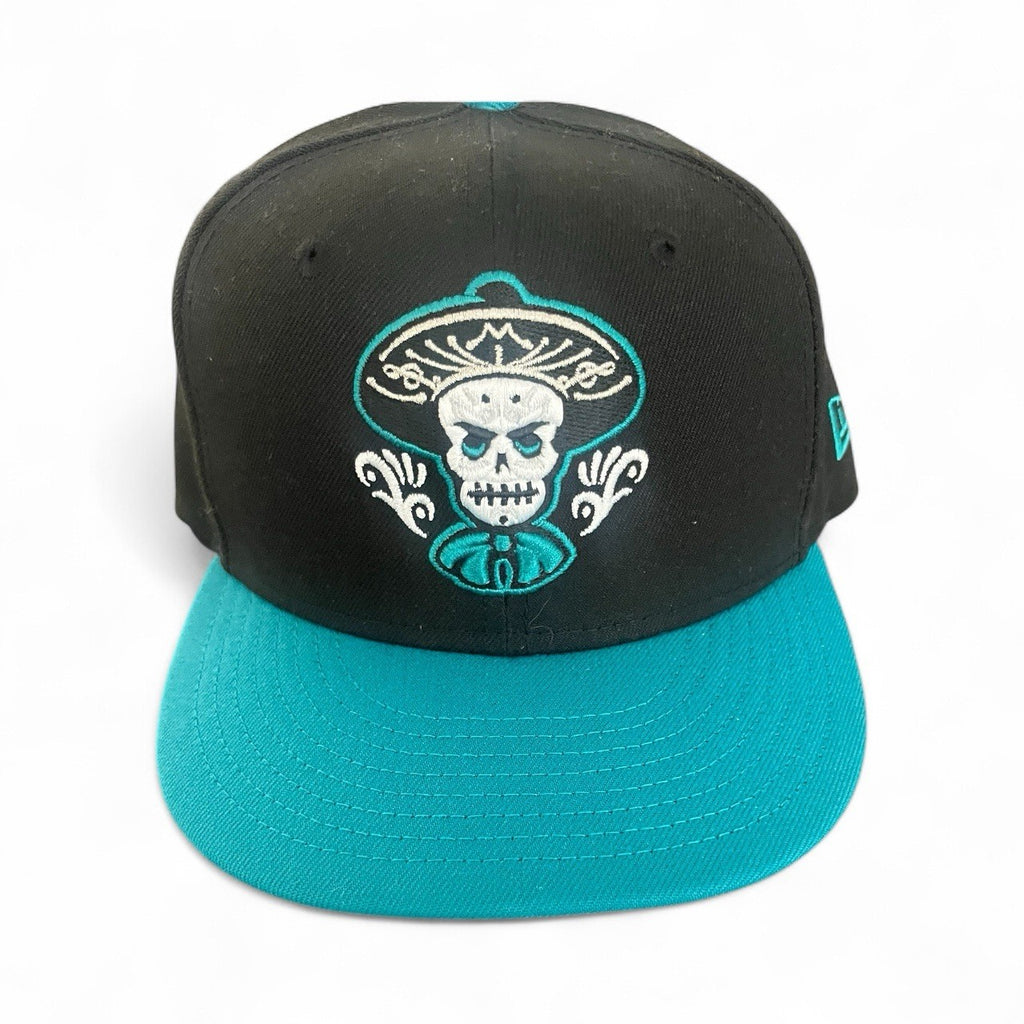 Albuquerque Isotopes New Era 59FIFTY Fitted 7 1/4 Mariachi Skull Embroidered 