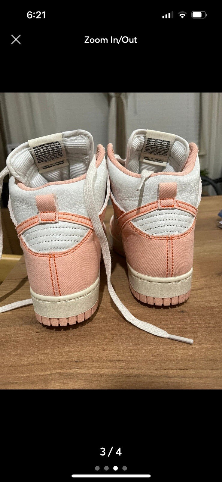 Size 8 - Nike Dunk 1985 High Arctic Orange W