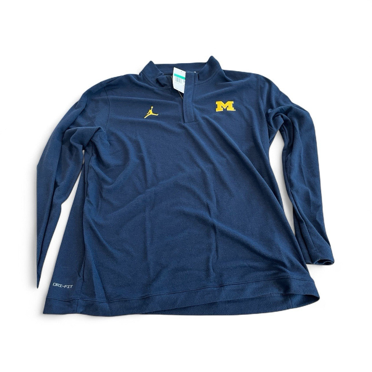 Men’s Jordan DriFit Michigan Wolverine Quarter Zip