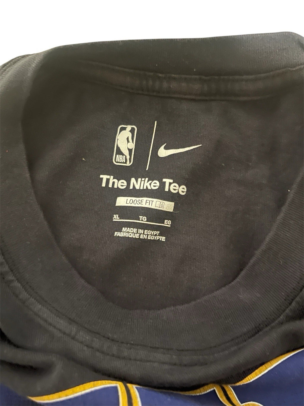 Men's Nike HOOPS Golden State Warriors Shirt Oversized Size XL