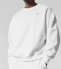Mens Alo accolade pullover white, XL