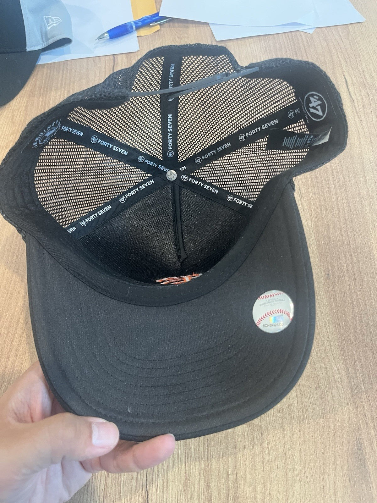 '47 Brand San Francisco Giants MLB Adjustable Strapback Tucker Hat Orange/Black