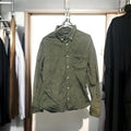 Nordstroms Men's Long Sleeve Courdaroy Button Down Shirt Size Large Trim Fit