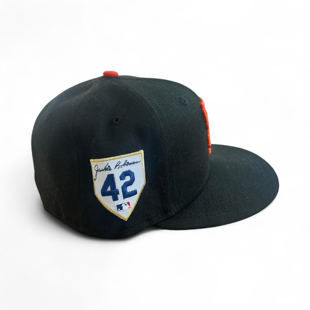 New Era San Francisco Giants Jackie Robinson #42 Side Patch Black UV 59FIFTY Hat