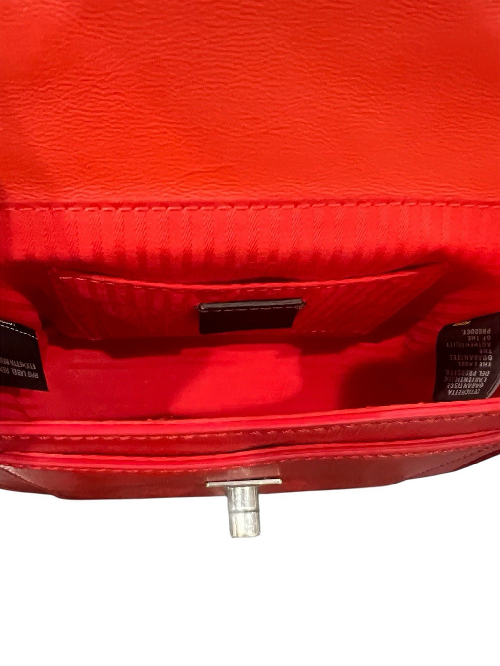 Fendi Red Mini Borsa Leather Crossbody Bag Great Condition